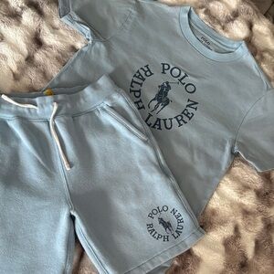 Polo Ralph Lauren Light Blue Polo Set